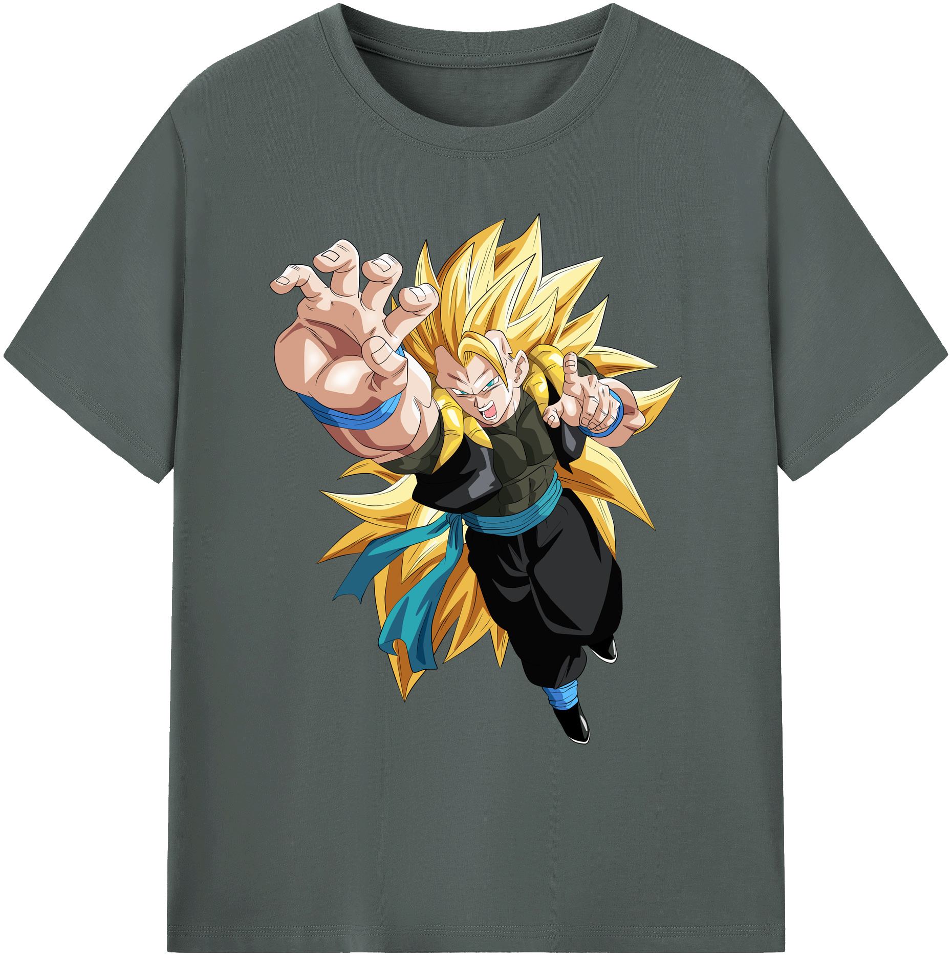 （画像用） ドラゴンボール ベジータ四世（Bejīta Yonsei）DRAGON BALL Vegeta IV 綿100％ メンズ半袖Tシャツ｜肌触りやわらか＆通気性